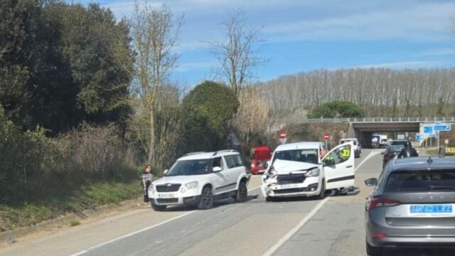 Imatge de l'accident (Anti-radars Garrotxa)