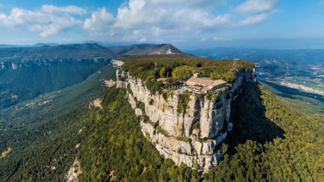 Imatge del lloc on va desaparèixer (Susqueda)