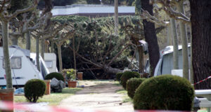 Vuit ferits pel temporal de vent