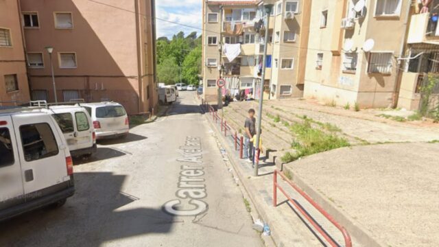Imatge del carrer de l’Avellaner, al barri de Font de la Pólvora (Girona)