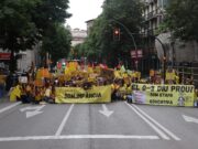 Mig miler d’educadores infantils es manifesten a Girona per “dignificar” l’etapa dels 0 als 3 anys