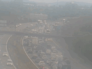 VÍDEO | Col·lapse a l’AP-7 a tocar de Salt per un accident amb cues quilomètriques