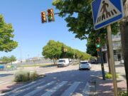Inicien les obres del nou carril bici al passeig Marquès de Camps de Salt