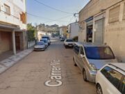 Les flames arrasen un negoci a Santa Coloma de Farners