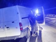 Intenten fugir de la policia i acaben fora de la via a Sant Hilari Sacalm