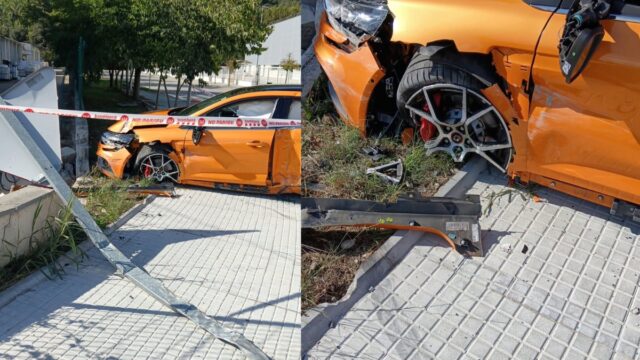 Imatges de l'accident a Amer (Anti-Radars Garrotxa)